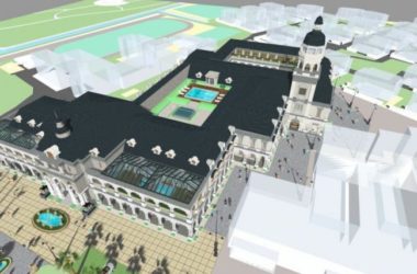 Sketchup酒店模型|多层酒店,古典风格-BIM建筑网