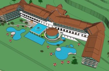 Sketchup酒店模型|多层酒店,古典风格-BIM建筑网
