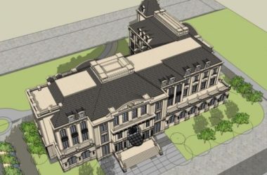 Sketchup商业模型|多层会所，古典风格-BIM建筑网