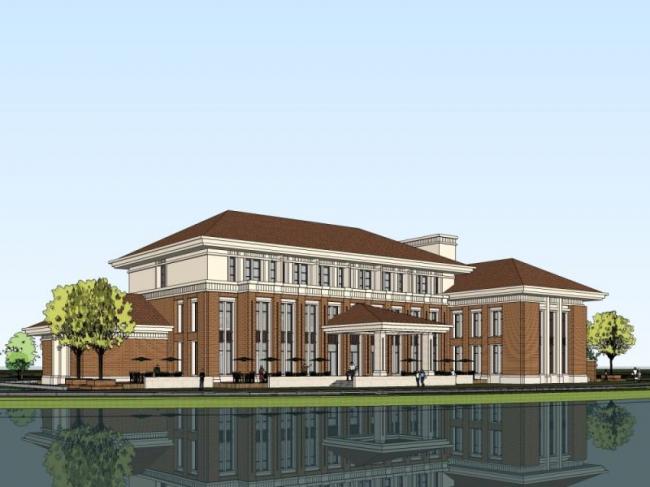 Sketchup商业模型|多层商业建筑,现代风格 Sketchup商业模型|多层商业建筑,现代风格