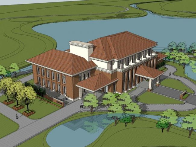 Sketchup商业模型|多层商业建筑,现代风格 Sketchup商业模型|多层商业建筑,现代风格