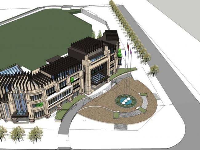 Sketchup商业模型|多层会所,现代风格 Sketchup商业模型|多层会所,现代风格