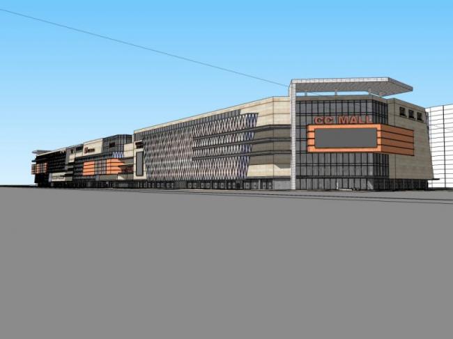 Sketchup商业模型|多层商业,现代风格 Sketchup商业模型|多层商业,现代风格