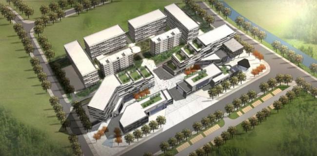 Sketchup商业模型|多层商业街,现代风格 Sketchup商业模型|多层商业街,现代风格