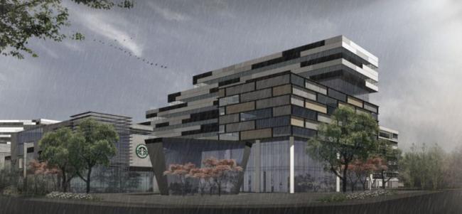 Sketchup商业模型|多层商业街,现代风格 Sketchup商业模型|多层商业街,现代风格