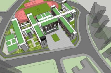 Sketchup学校模型|多层小学学校,校园教育建筑,现代风格-BIM建筑网