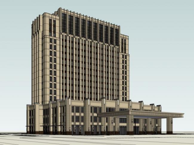 Sketchup商业模型|商业建筑,现代风格 Sketchup商业模型|商业建筑,现代风格