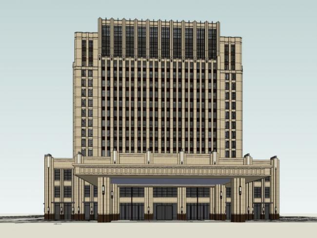 Sketchup商业模型|商业建筑,现代风格 Sketchup商业模型|商业建筑,现代风格