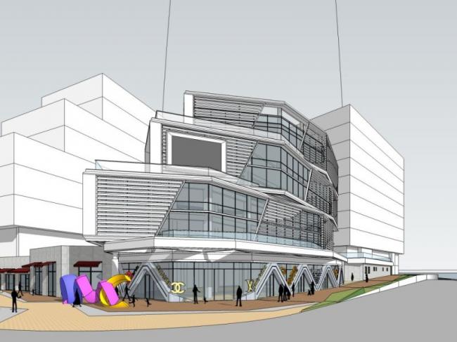 Sketchup商业模型|多层商业建筑,现代风格 Sketchup商业模型|多层商业建筑,现代风格