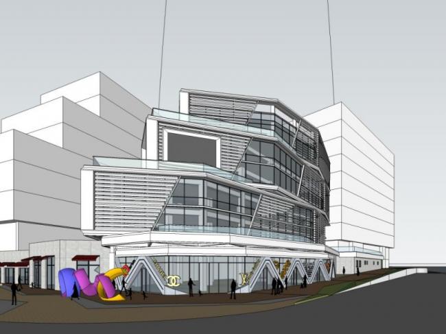 Sketchup商业模型|多层商业建筑,现代风格 Sketchup商业模型|多层商业建筑,现代风格