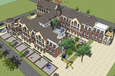 Sketchup商业模型|多层会所，欧式风格-BIM建筑网