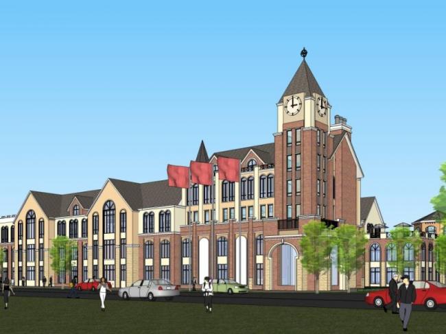 Sketchup商业模型|多层会所,欧式风格 Sketchup商业模型|多层会所,欧式风格