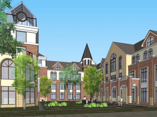 Sketchup商业模型|多层会所,欧式风格 Sketchup商业模型|多层会所,欧式风格