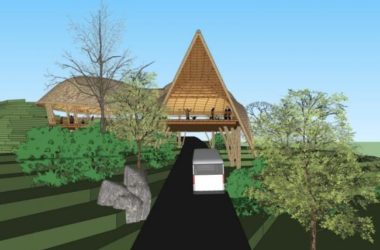 Sketchup景观模型|瞭望台景观,现代风格-BIM建筑网