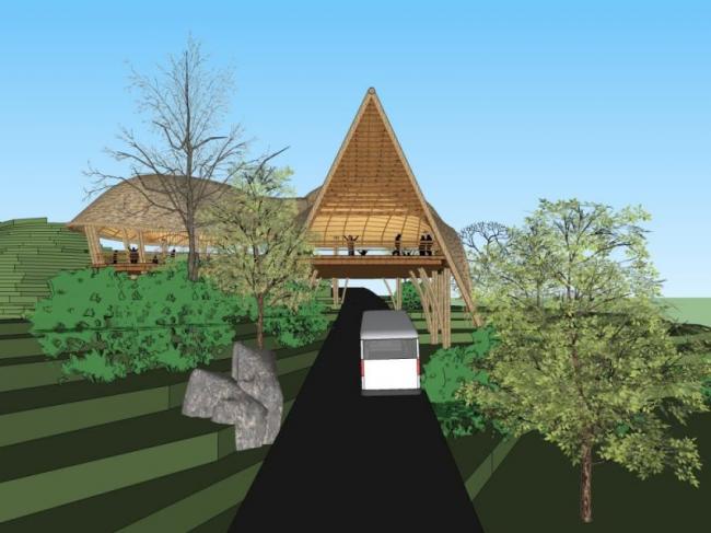 Sketchup景观模型|瞭望台景观,现代风格 Sketchup景观模型|瞭望台景观,现代风格