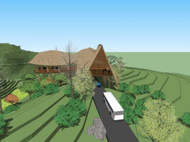 Sketchup景观模型|瞭望台景观,现代风格 Sketchup景观模型|瞭望台景观,现代风格