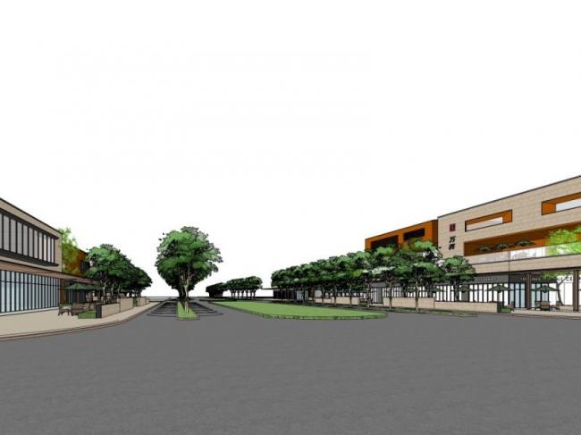 Sketchup商业模型|多层售楼处,现代风格 Sketchup商业模型|多层售楼处,现代风格