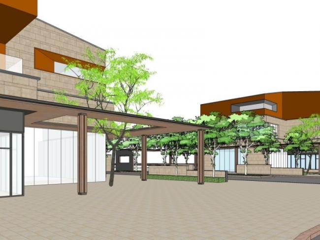 Sketchup商业模型|多层售楼处,现代风格 Sketchup商业模型|多层售楼处,现代风格