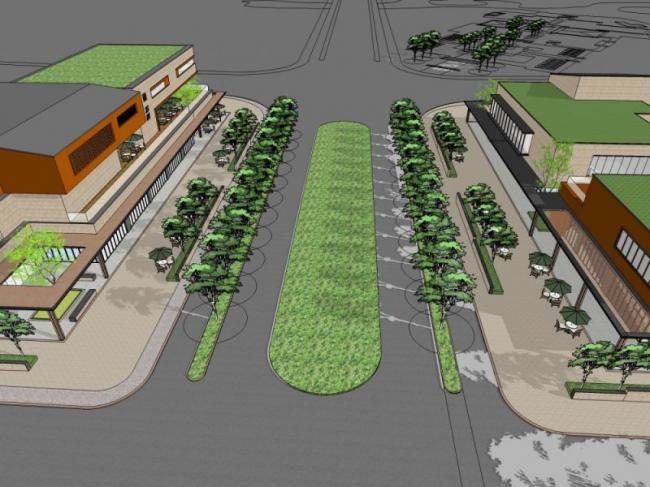 Sketchup商业模型|多层售楼处,现代风格 Sketchup商业模型|多层售楼处,现代风格