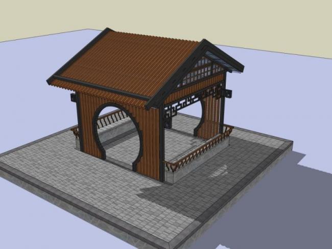 Sketchup小品模型|亭子,中式风格,小品 Sketchup小品模型|亭子,中式风格,小品