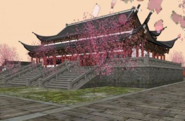 Sketchup古建筑模型|多层寺庙,古寺古庙,中式风格,古建-BIM建筑网