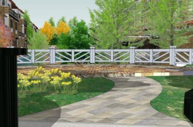 Sketchup景观模型|小区景观,住宅景观,现代风格-BIM建筑网