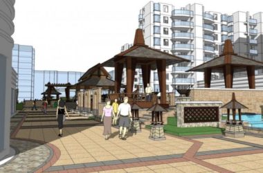 Sketchup景观模型|小区景观,住宅景观,古典风格-BIM建筑网