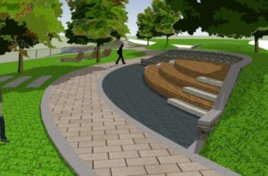 Sketchup景观模型|观景挑台景观,现代风格-BIM建筑网