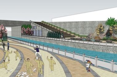 Sketchup景观模型|滨水景观,现代风格-BIM建筑网