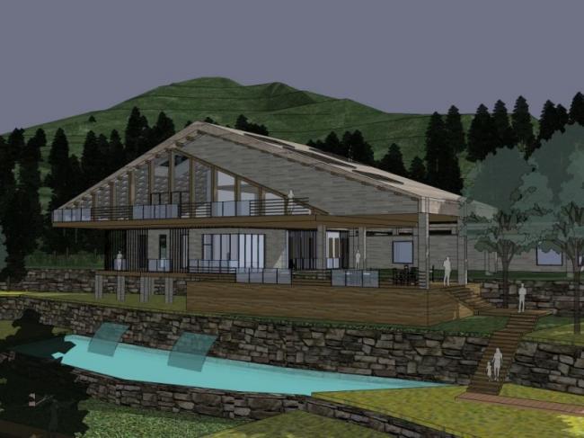 Sketchup景观模型|山地景观,现代风格 Sketchup景观模型|山地景观,现代风格