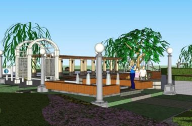 Sketchup景观模型|小区景观,现代风格-BIM建筑网