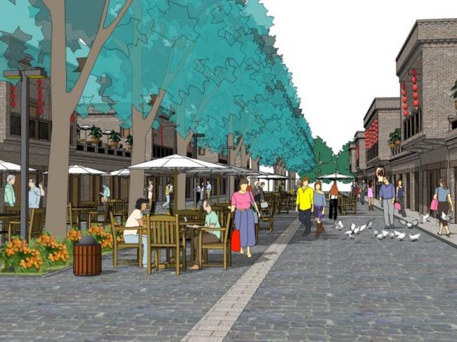 Sketchup景观模型|商业景观,中式风格 Sketchup景观模型|商业景观,中式风格