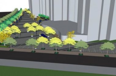 Sketchup景观模型|小区景观,住宅景观,现代风格-BIM建筑网