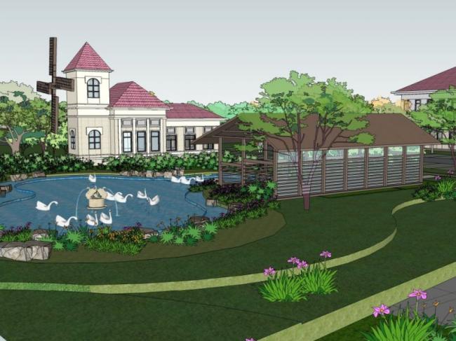 Sketchup景观模型|公园景观,现代风格 Sketchup景观模型|公园景观,现代风格