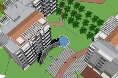 Sketchup景观模型|小区景观,住宅景观,现代风格-BIM建筑网
