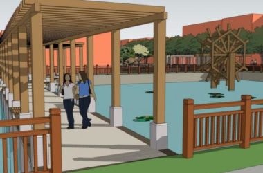 Sketchup景观模型|养老院景观,现代风格-BIM建筑网