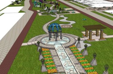 Sketchup景观模型|小区景观,现代风格-BIM建筑网