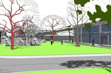 Sketchup景观模型|办公景观,现代风格-BIM建筑网