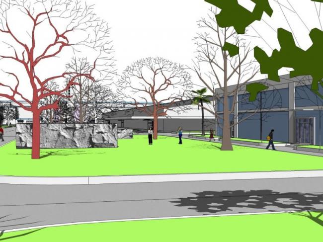 Sketchup景观模型|办公景观,现代风格 Sketchup景观模型|办公景观,现代风格