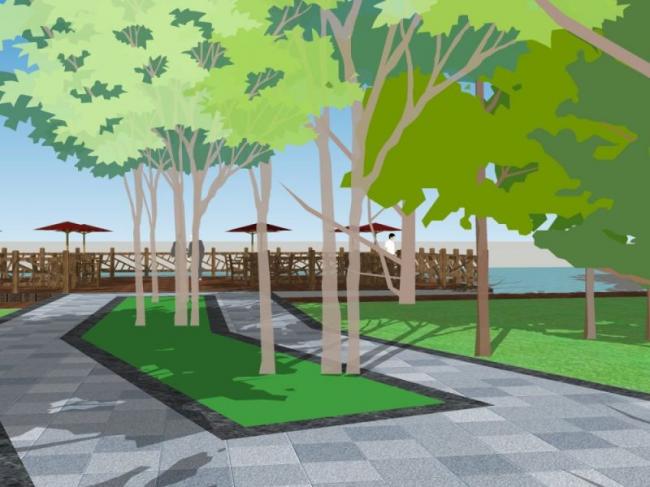Sketchup景观模型|公园景观,现代风格 Sketchup景观模型|公园景观,现代风格