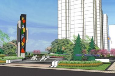 Sketchup景观模型|公园景观,现代风格-BIM建筑网