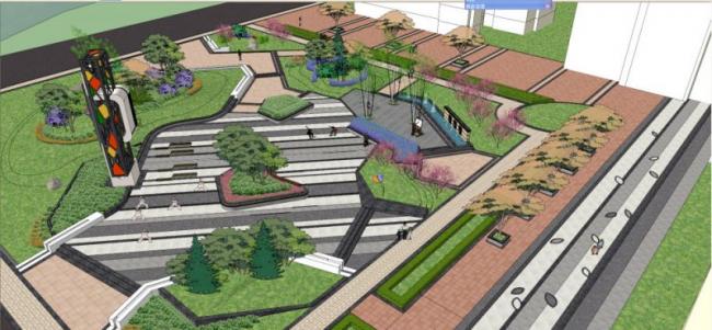 Sketchup景观模型|公园景观,现代风格 Sketchup景观模型|公园景观,现代风格