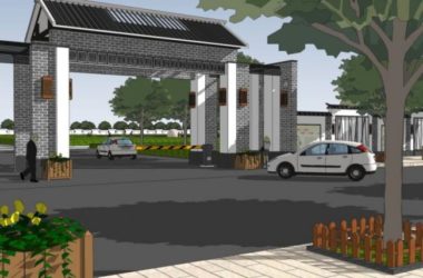 Sketchup景观模型|办公景观,中式风格-BIM建筑网