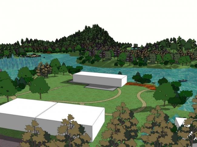 Sketchup景观模型|湿地公园景观,现代风格 Sketchup景观模型|湿地公园景观,现代风格