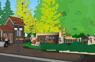 Sketchup景观模型|小区景观,住宅景观,现代风格-BIM建筑网