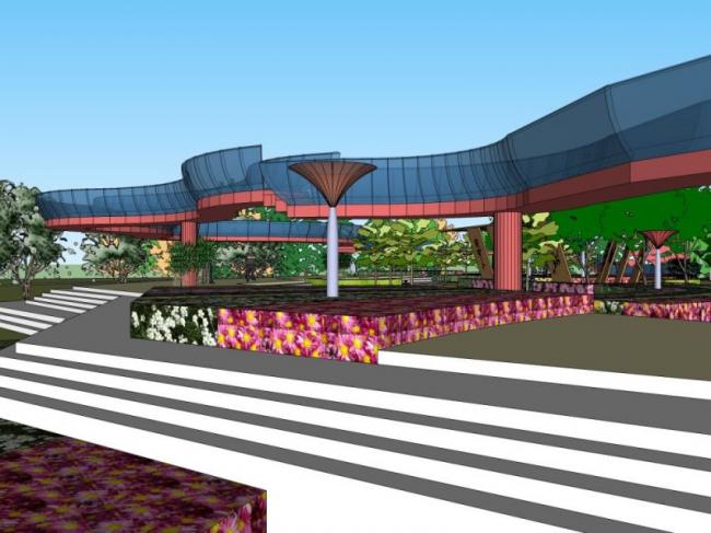 Sketchup景观模型|公园景观,现代风格 Sketchup景观模型|公园景观,现代风格