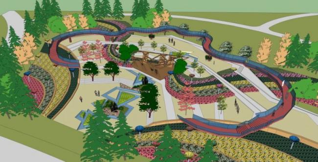 Sketchup景观模型|公园景观,现代风格 Sketchup景观模型|公园景观,现代风格