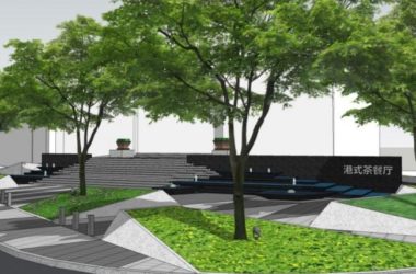 Sketchup景观模型|商业景观,现代风格-BIM建筑网