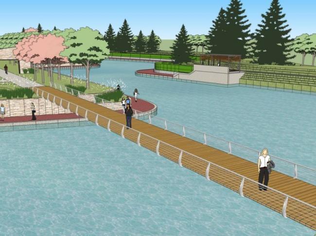 Sketchup景观模型|滨水景观,现代风格 Sketchup景观模型|滨水景观,现代风格