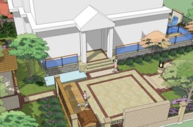 Sketchup景观模型|别墅庭院景观,欧式风格,古典风格-BIM建筑网